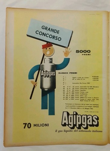 Pubblicita agipgas gas - agipgas,