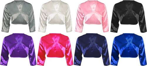 Top elegante raso - , bolero