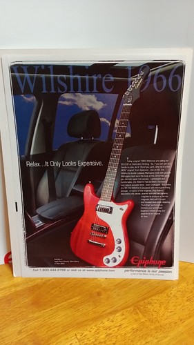 Epiphone wilshire worn cherry - wilshire,