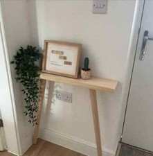 Tavolo console gamba stretta