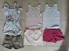 lotto 656b stock 6 pezzi abbigliamento bimba bambina 5/6 anni