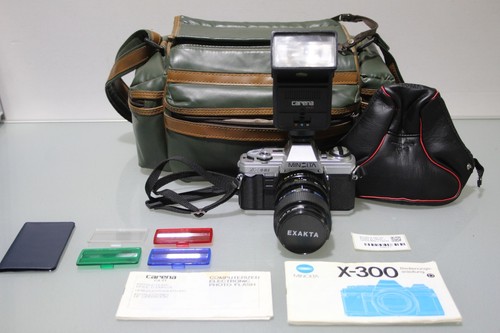 Minolta 300 con flash exakta - con,