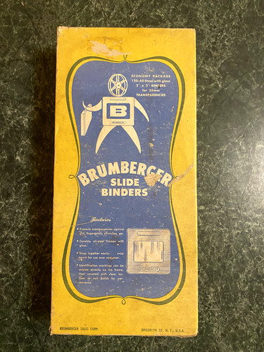 Scatola vintage brumberger - scatola,