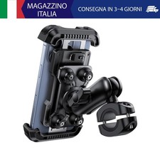 Lamicall Supporto Telefono Moto - [Antifurto] [Doppio Antivibrazione] Braccio Es