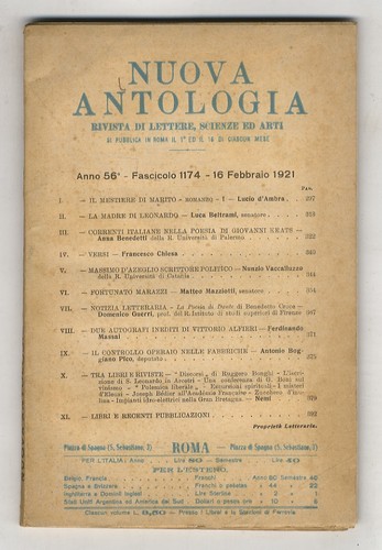 Nuova antologia rivista - nuova, di