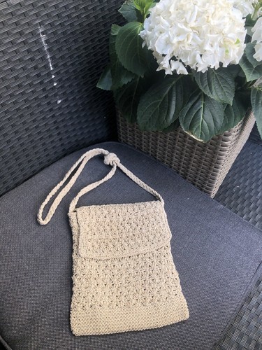 Borsa tracolla vintage beige - borsa,