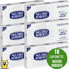 NEUTRO ROBERTS SAPONE IDRATANTE 100% NATURALE SAPONETTE DA 100GR X 18