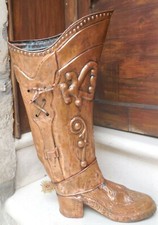 VINTAGE ANTICO STIVALE RAME