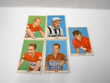 Ciclismo 5 SIDAM figurine cartonate anni '60 come da foto kubler koblet graf ...