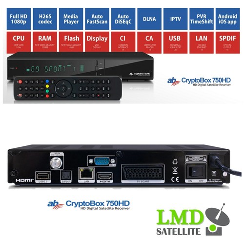 Cryptobox 750 dvb s s2 - hd, dvb-s/s2