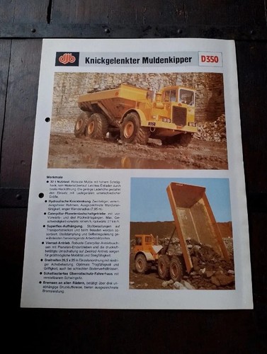 Camion cava muldenkipper d350 - muldenkipper,