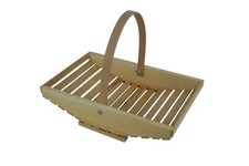 Cestino in legno faggio grande