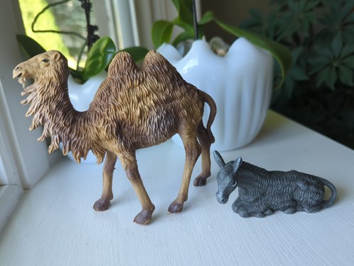 Presepe plastica vintage