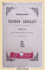 EPISTOLARIO DI GIACOMO