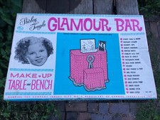 RARO tavolo trucco vintage SHIRLEY TEMPLE GLAMOUR BAR panca arredamento Gabriel 