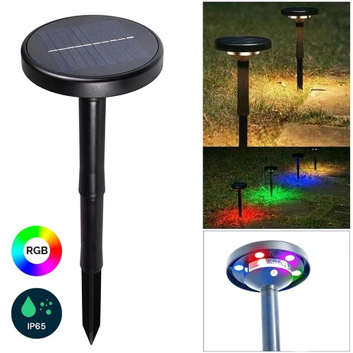 Faretto led rgb solare - led,