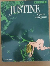 #  CREPAX JUSTINE OPERA INTEGRALE 1° E 2° VOLUME - OTTIMO