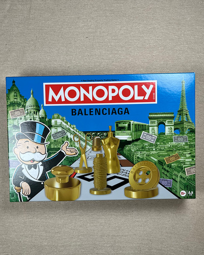 Balenciaga monopoly board game - board,