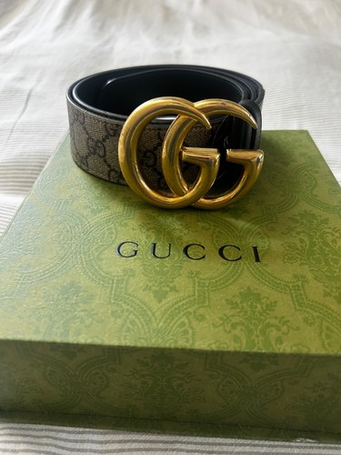 Gucci supreme logo belt gg - gg,