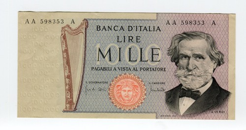 Banconota 1000 lire - 1000,