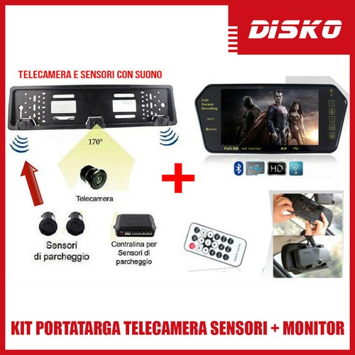 Kit portatarga telecamera - kit,