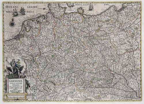 Germania originale incisione - germania,