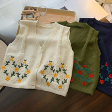 Gilet In Maglia All'Uncinetto