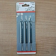 3 Lama seghetto alternativo BOSCH T344D taglio legno fast cut attacco hcs lame