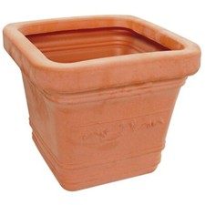 VASO VASI IN RESINA PER PIANTE FIORI QUADRATO 40X40 CASA GIARDINO ESTERNO 00886