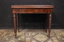 Tavolino da gioco / Tavolo / console / apribile / legno / panno verde / francese