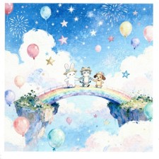 Serviettes en papier chat&amis
