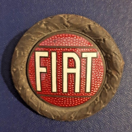 Fiat stemma antico smaltato - stemma,