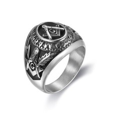 Anello vintage massonico - anello,