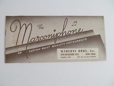 Marconiphone Brochure Catalogo