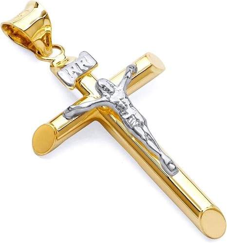 Ciondolo vero oro giallo - , e