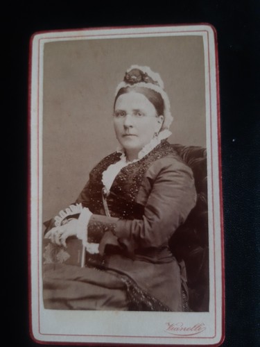 Cdv woman glasses - woman,