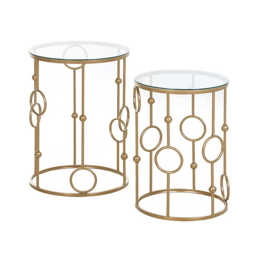 Homcom set pezzi tavolini - set,