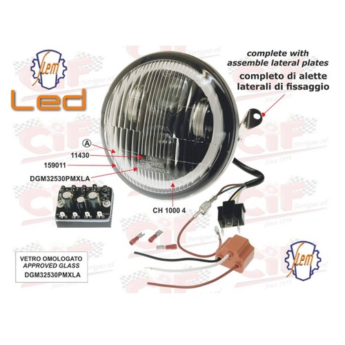 Faro fanale anteriore led siem - anteriore,