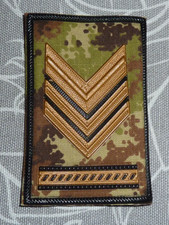 GRADI MINITUBOLARI DA SERGENTE MAGG. CAPO  - ESERCITO ITALIANO - vintage - usati