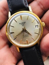 Orologio Uomo Eldor Geneve 555 Automatico Svizzero Vintage 25 Jewels Data