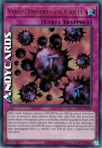 Virus distruggi carte - distruggi-carte, •