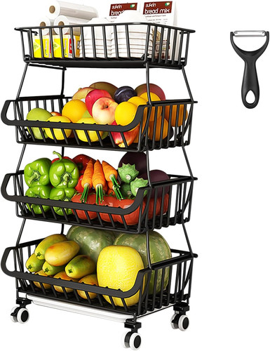 Carrello portafrutta cestino - carrello, portafrutta,cestino