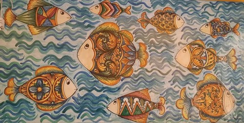 Pannello ceramica di - in,
