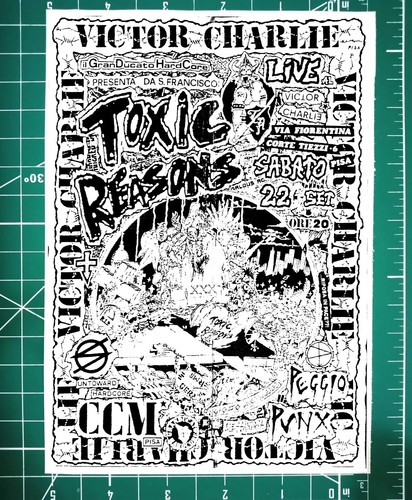 Riproduzione flyer hardcore - riproduzione,