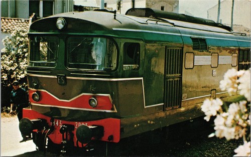 Cartolina italia locomotore - italia,