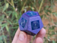 Dodécaèdre antenne Lakhovsky OLOM - ondes scalaires protection EMF - cuivre alu