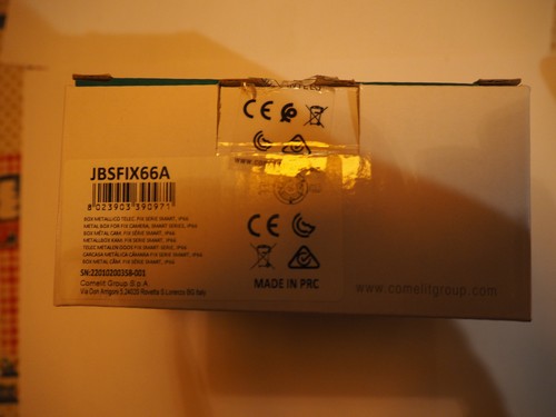 Box metallico per telecamere - metallico,