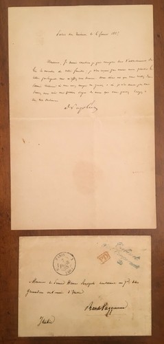 Lettera autografa napoleone - autografa,