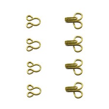 4 ganci e occhielli in ottone