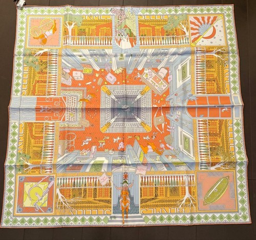 Sciarpa seta hermes carre - hermes,